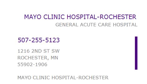 Mayo clinic npi number - What is CareLink Show transcript Requesting a referral We will need this patient information to schedule an appointment: Name Address Phone number Date of birth Mayo Clinic registration number, if a previous patient Type of insurance, such as HMO, workers' compensation, medical assistance